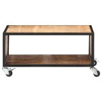 Vidaxl table basse 70x70x32 cm bois solide d'acacia