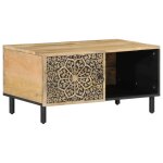 Vidaxl table basse 80x50x40 cm bois de manguier massif Vidaxl table basse 80x50x40 cm bois de manguier massif