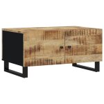 Vidaxl table basse 80x50x40 cm bois de manguier solide et d'ing�nierie