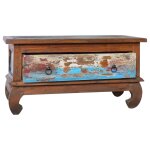 Vidaxl table basse 80x50x40 cm bois de teck r�cup�r�