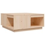 Vidaxl table basse 80x81x36, 5 cm bois massif de pin