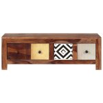 Vidaxl table basse 90x50x30 cm bois massif