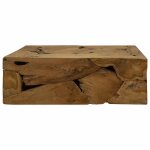 Vidaxl table basse 90x50x30 cm teck v�ritable marron