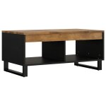 Vidaxl table basse 90x50x40 cm bois de manguier massif