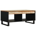 Vidaxl table basse 90x50x40 cm bois de récupération massif Vidaxl table basse 90x50x40 cm bois de récupération massif