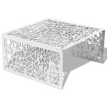 Vidaxl table basse argentée design géométrique aluminium Vidaxl table basse argentée design géométrique aluminium