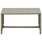Vidaxl table basse beige 70x40x38 cm r�sine tress�e