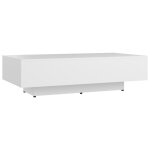 Vidaxl table basse blanc 100x49, 5x31 cm bois d'ing�nierie