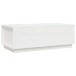 Vidaxl table basse blanc 100x50x35 cm bois massif de pin Vidaxl table basse blanc 100x50x35 cm bois massif de pin