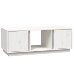 Vidaxl table basse blanc 110x50x40 cm bois massif de pin Vidaxl table basse blanc 110x50x40 cm bois massif de pin