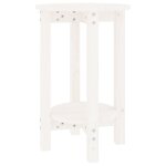 Vidaxl table basse blanc  40x60 cm bois massif de pin