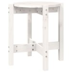 Vidaxl table basse blanc � 42, 5x45 cm bois massif de pin