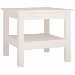 Vidaxl table basse blanche 45 x 45 x 40 cm bois de pin massif Vidaxl table basse blanche 45 x 45 x 40 cm bois de pin massif