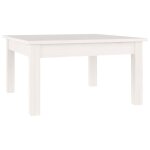 Vidaxl table basse blanc 55x55x30 cm bois massif de pin Vidaxl table basse blanc 55x55x30 cm bois massif de pin