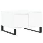 Vidaxl table basse blanc 55x55x36, 5 cm bois d'ingénierie Vidaxl table basse blanc 55x55x36, 5 cm bois d'ingénierie
