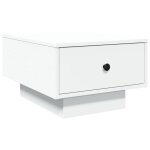Vidaxl table basse blanc 60x45x31 cm bois d'ing�nierie