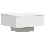 Vidaxl table basse blanc 60x60x31, 5 cm bois d'ingnierie