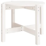 Vidaxl table basse blanc  62, 5x45 cm bois massif de pin