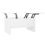 Vidaxl table basse blanc 80x50x42, 5 cm bois d'ingénierie Vidaxl table basse blanc 80x50x42, 5 cm bois d'ingénierie