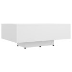 Vidaxl table basse blanc 85x55x31 cm bois d'ingnierie