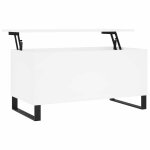 Vidaxl table basse blanc 90x44, 5x45 cm bois d'ingénierie Vidaxl table basse blanc 90x44, 5x45 cm bois d'ingénierie