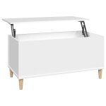 Vidaxl table basse blanc 90x44, 5x45 cm bois d'ingénierie Vidaxl table basse blanc 90x44, 5x45 cm bois d'ingénierie