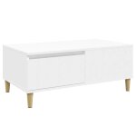 Vidaxl table basse blanc 90x50x36, 5 cm bois d'ingénierie Vidaxl table basse blanc 90x50x36, 5 cm bois d'ingénierie