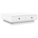 Vidaxl table basse blanc 90x90x28 cm agglom�r�