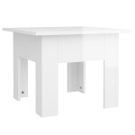Vidaxl table basse blanc brillant 55x55x42 cm bois d'ing�nierie