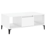 Vidaxl table basse blanc brillant 90x50x36, 5 cm bois d'ingénierie Vidaxl table basse blanc brillant 90x50x36, 5 cm bois d'ingénierie