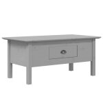 Vidaxl table basse bodo gris 100x55x46 cm bois de pin massif Vidaxl table basse bodo gris 100x55x46 cm bois de pin massif