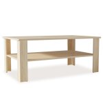 Vidaxl table basse bois d'ingnierie 100x59x42 cm chne
