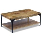 Vidaxl table basse bois de manguier 100x60x38 cm Vidaxl table basse bois de manguier 100x60x38 cm