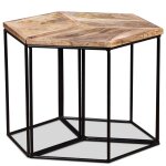 Vidaxl table basse bois de manguier massif 56x48x40 cm Vidaxl table basse bois de manguier massif 56x48x40 cm