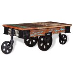 Vidaxl table basse bois de rcupration 90x45x35 cm