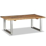 Vidaxl table basse bois de rcupration massif 100x60x38 cm
