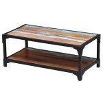 Vidaxl table basse bois de récupération massif Vidaxl table basse bois de récupération massif