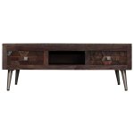 Vidaxl table basse bois de rcupration solide 100x60x35 cm