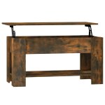Vidaxl table basse chêne fumé 101x49x52 cm bois d'ingénierie Vidaxl table basse chêne fumé 101x49x52 cm bois d'ingénierie