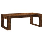 Vidaxl table basse chne fum 102x50x35 cm bois d'ingnierie