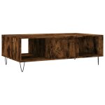 Vidaxl table basse ch�ne fum� 104x60x35 cm bois d'ing�nierie
