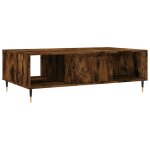 Vidaxl table basse ch�ne fum� 104x60x35 cm bois d'ing�nierie