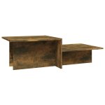 Vidaxl table basse ch�ne fum� 111, 5x50x33 cm bois d'ing�nierie