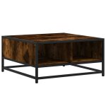 Vidaxl table basse chêne fumé 60, 5x60, 5x30 cm bois d'ingénierie / métal Vidaxl table basse chêne fumé 60, 5x60, 5x30 cm bois d'ingénierie / métal
