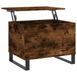 Vidaxl table basse chne fum 60x44, 5x45 cm bois d'ingnierie