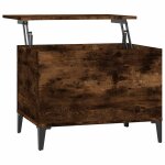 Vidaxl table basse chêne fumé 60x44, 5x45 cm bois d'ingénierie Vidaxl table basse chêne fumé 60x44, 5x45 cm bois d'ingénierie
