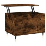 Vidaxl table basse chne fum 60x44, 5x45 cm bois d'ingnierie