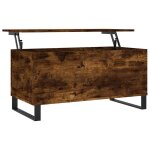 Vidaxl table basse chêne fumé 90x44, 5x45 cm bois d'ingénierie Vidaxl table basse chêne fumé 90x44, 5x45 cm bois d'ingénierie
