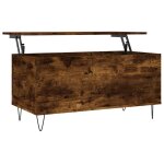 Vidaxl table basse chêne fumé 90x44, 5x45 cm bois d'ingénierie Vidaxl table basse chêne fumé 90x44, 5x45 cm bois d'ingénierie