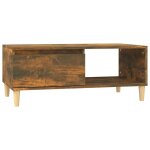 Vidaxl table basse chêne fumé 90x50x36, 5 cm bois d'ingénierie Vidaxl table basse chêne fumé 90x50x36, 5 cm bois d'ingénierie